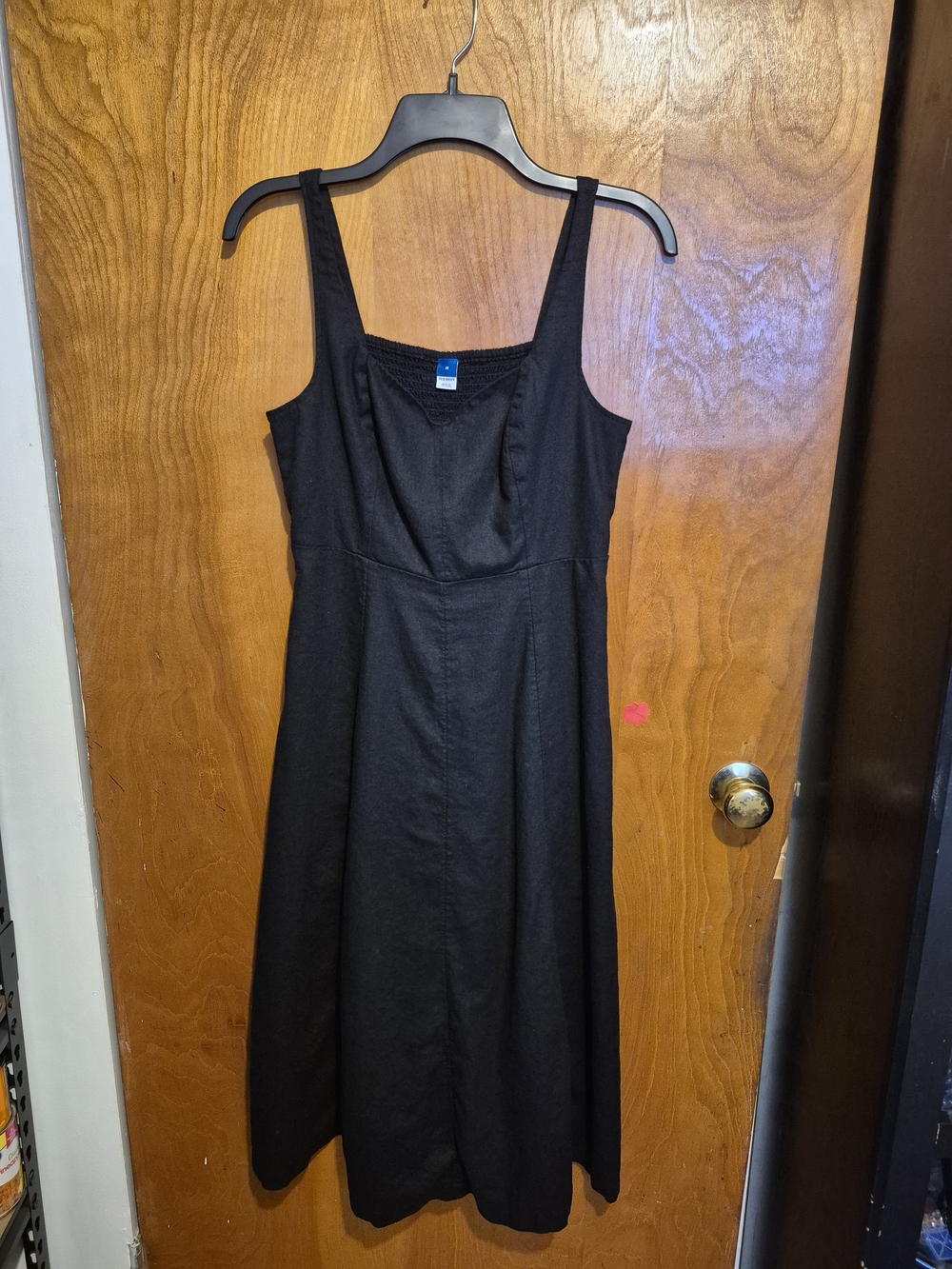 Old Navy Black Sleeveless Midi Dress